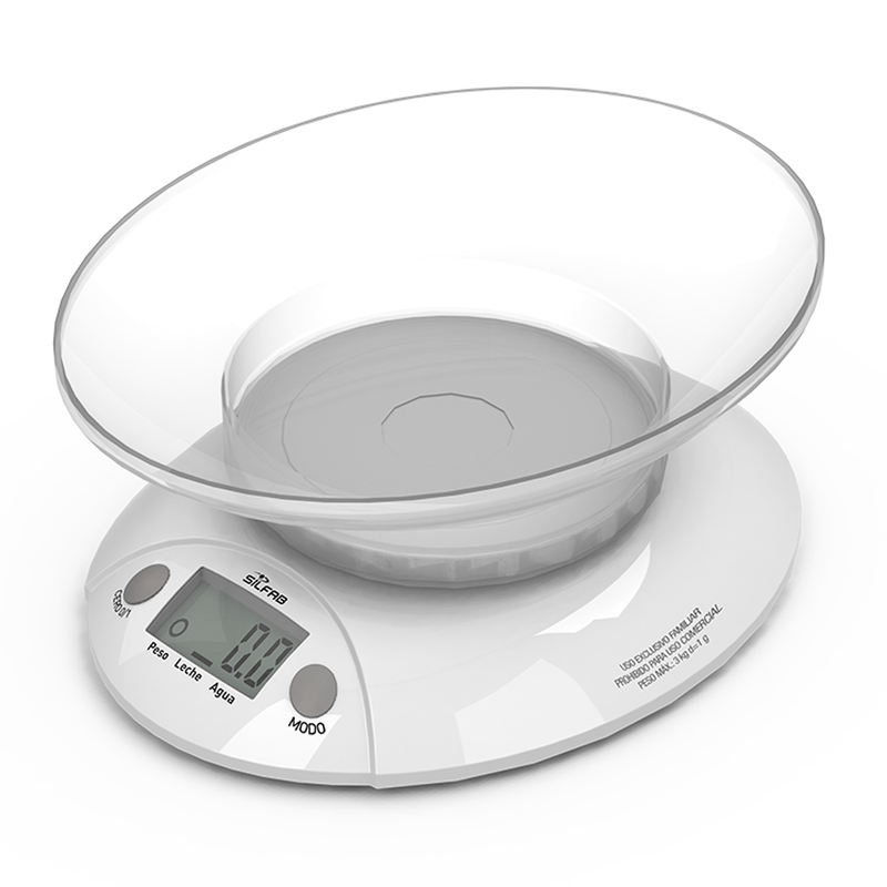 Silfab-Balanza digital de Cocina Super Compact BC-301-7798028882151