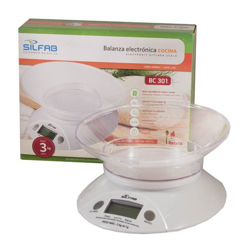 Balanza digital de Cocina Super Compact BC-301