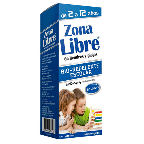 Loción Spray Bio-Repelente Escolar x 60 ml