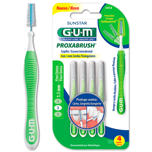 Cepillo Interdental 1414 Proxabrush x 4 unid