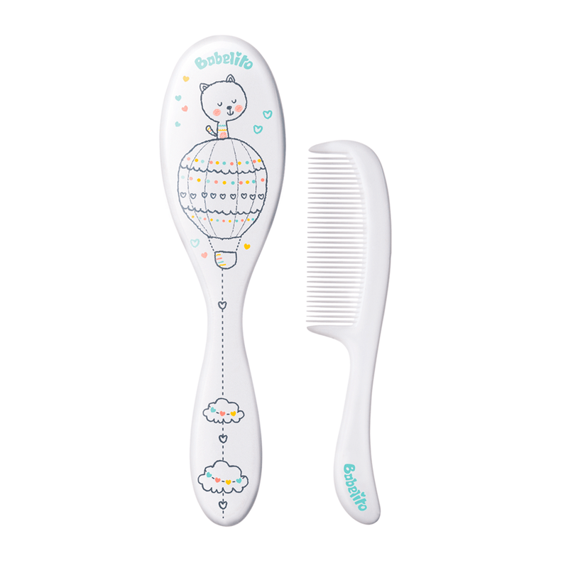 Babelito -Cepillo + Peine Babelito Blanco-7793970550707