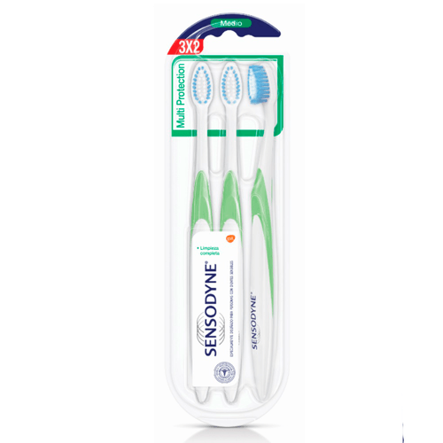 Cepillo Dental Multi Protection x 3 unid (Color Sujeto a Stock)