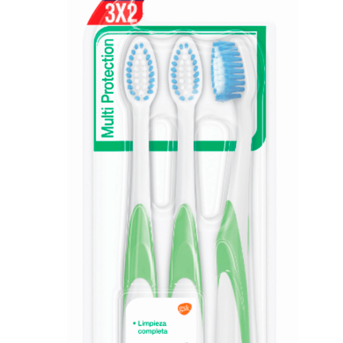 Cepillo Dental Multi Protection x 3 unid (Color Sujeto a Stock)