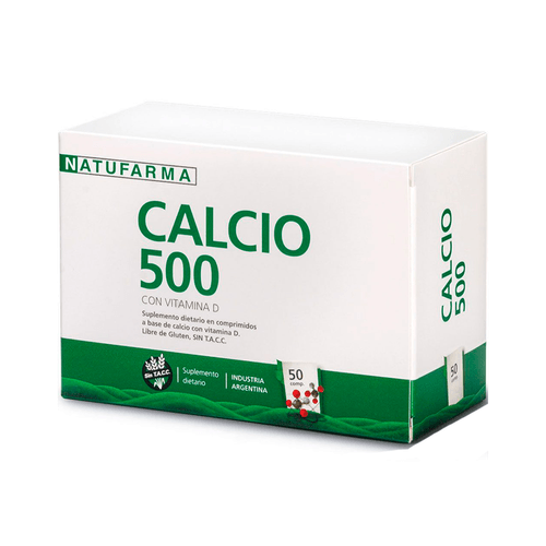 Calcio 500 con Vitamina D x 50 comp