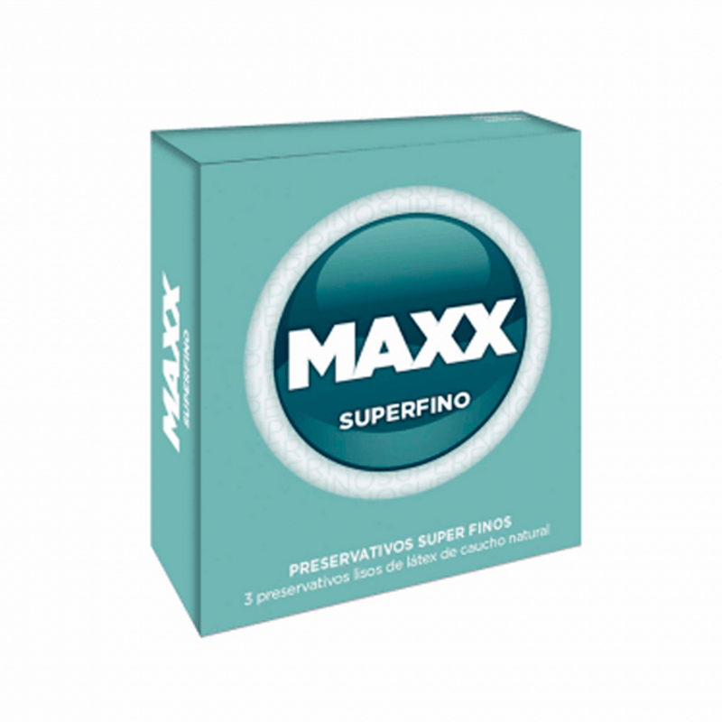 Maxx-Preservativo Maxx Superfino x 3 unid-7798171946328