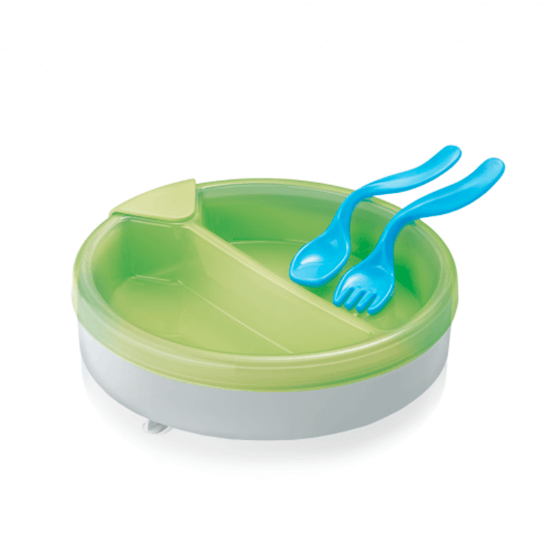 Babelito-Plato Térmico con Cubierto (Color Sujeto a Stock)-7793970251017