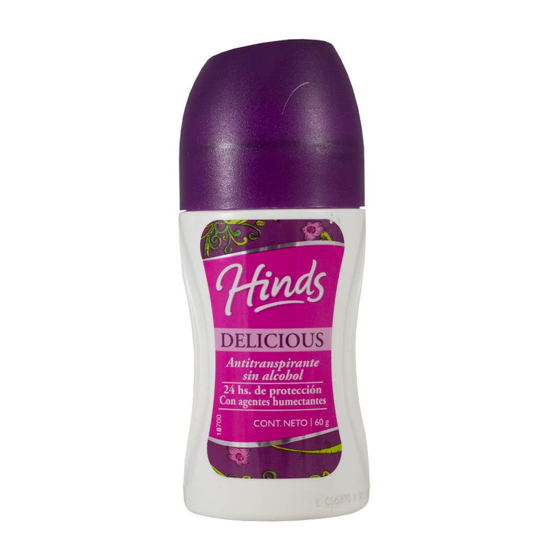 Hinds-Antitranspirante Delicious Roll on x 60 gr-7794640170102