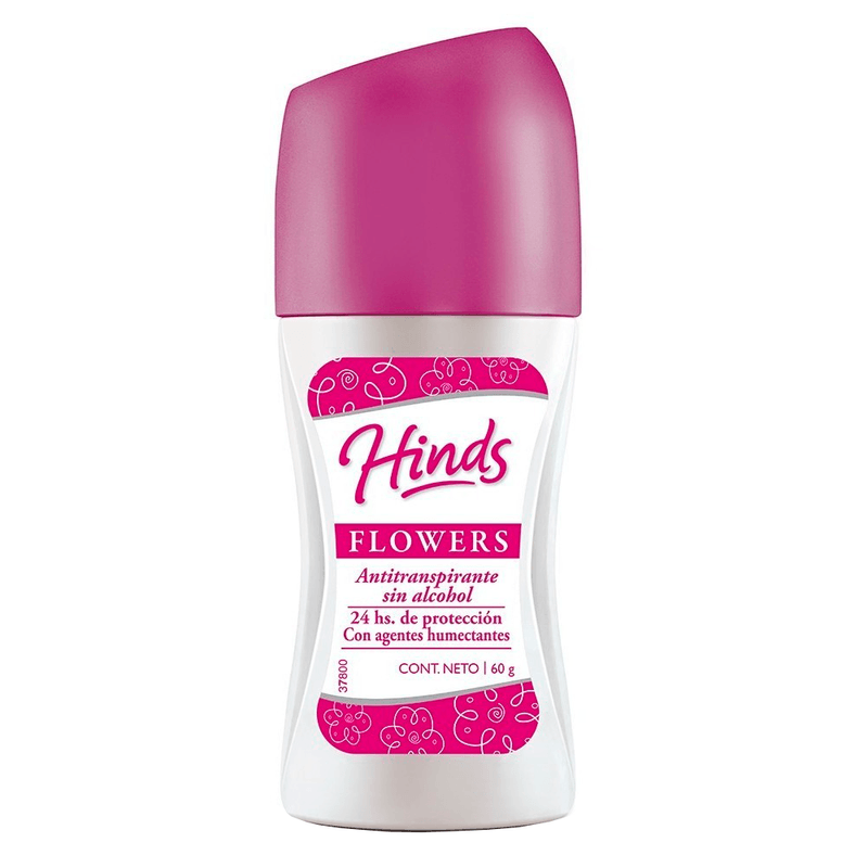 Hinds-Antitranspirante Flowers Roll on x 60 gr-7794640171376