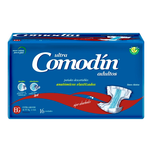 Pañal Comodin Anatómico x 16 unid