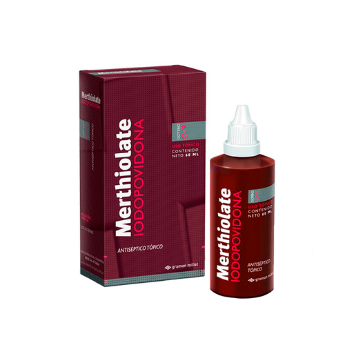 Iodopovidona Solución Tópica x 60 ml