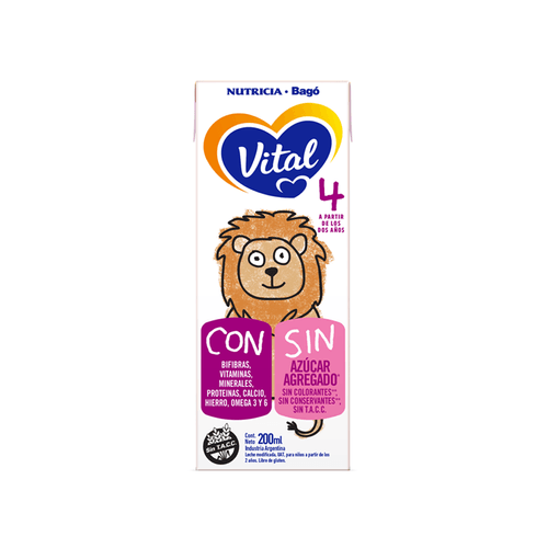 Leche Infantil Vital 4 Líquida x 200 ml