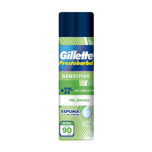 Espuma de Afeitar Gillete Prestobarba Sensitive x 150 gr