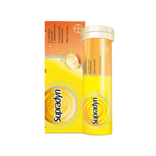 Comprimido Efervescentes Sabor Naranja x 10 unid