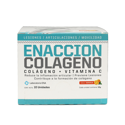 Colageno en Polvo Sabor Naranja x 10 unid