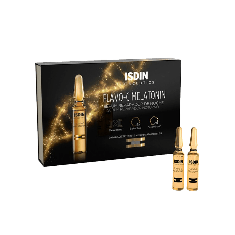 Isdin-Isdinceutics Flavo C Melatonin 10 ampollas x 2 ml-8429420138346