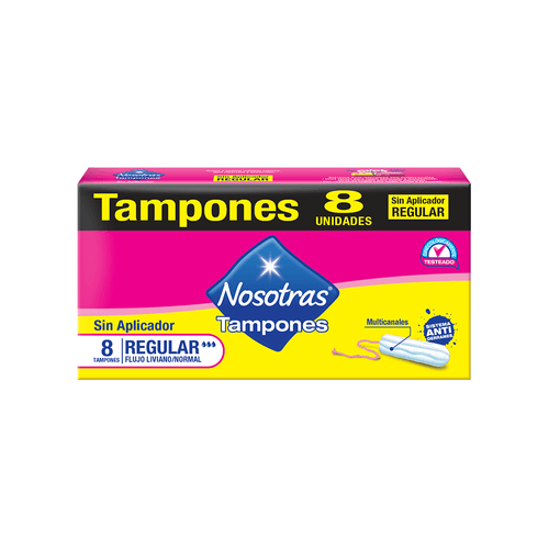 Tampon Regular x 8 unid