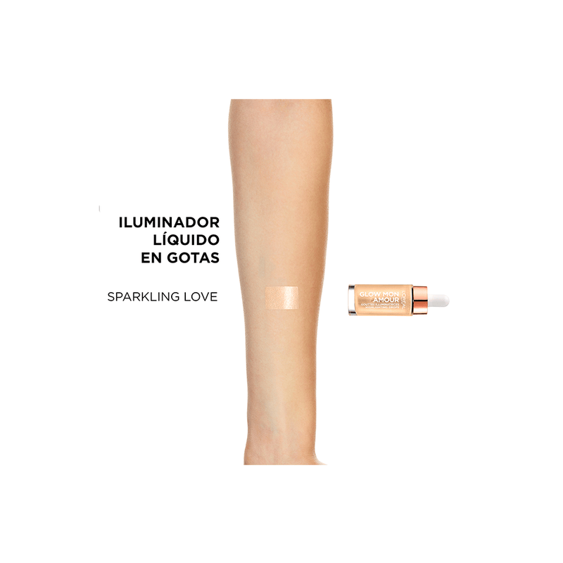 L'Oréal -Iluminador Líquido L'Oréal París Glow Mon Amour x 15ml-3600523560899