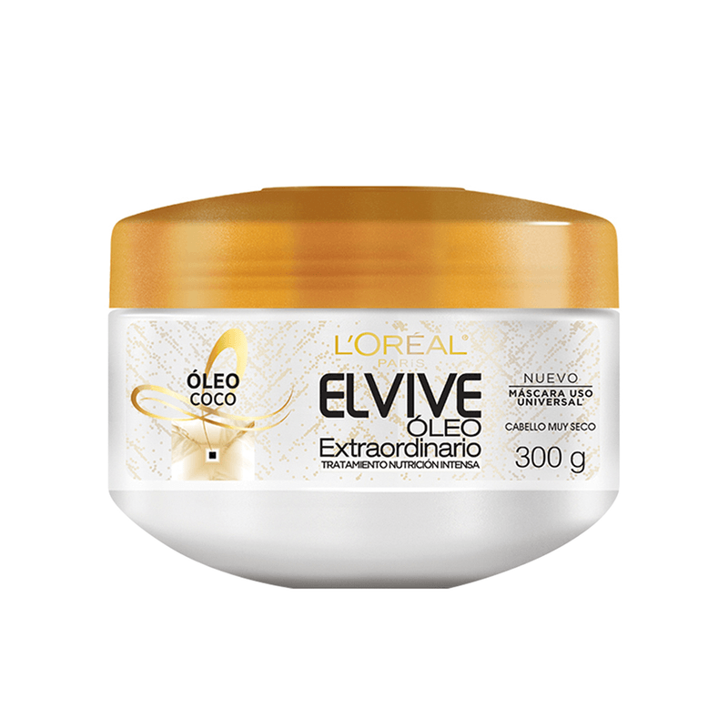 Crema de tratamiento Óleo Extraordinario Coco Elvive L´Oréal Paris x 300 ml-7509552851625-2101650