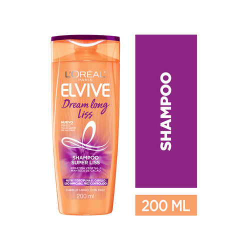 Shampoo Dream Long Liss Elvive L´Oréal Paris x 200 ml