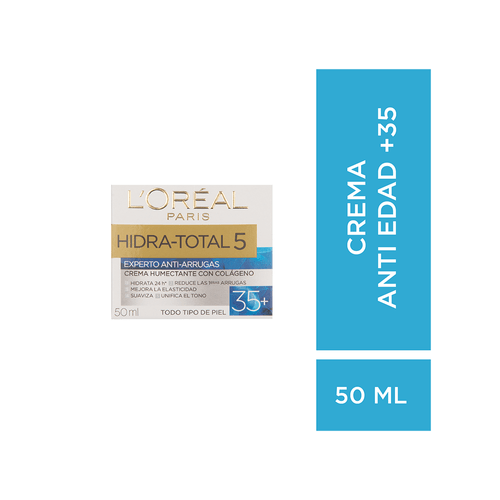 Crema experto antiarrugas +35 L´Oréal Paris Hidra total 5 x 50 ml