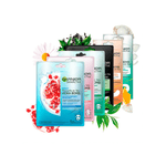 Garnier-Mascarilla en tela Garnier Skin Active Pure Carbón x 1 unid-7509552656640