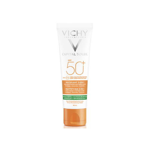 Idéal Soleil Vichy Matificante 3 en 1 Fps 50 x 50 ml