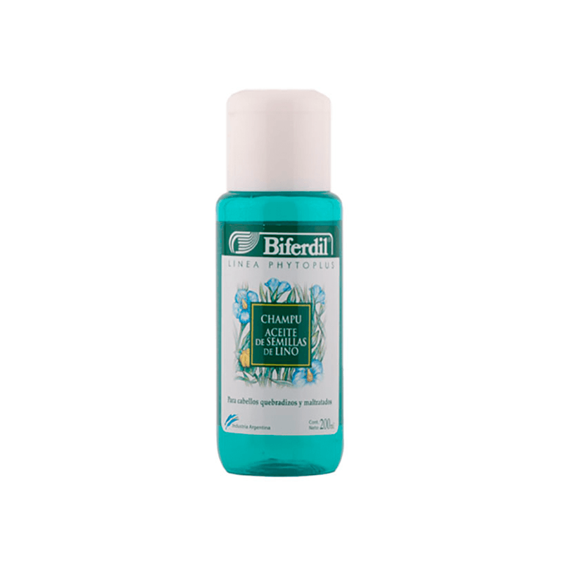 Biferdil-Shampoo Semilla de Lino x 200 ml-7791001002089