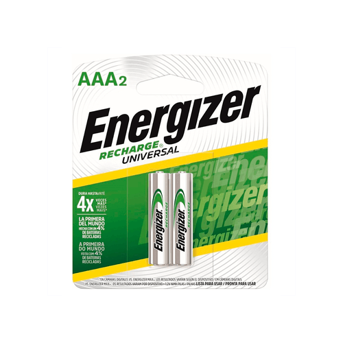 Pilas Recargable Universal AAA x 2