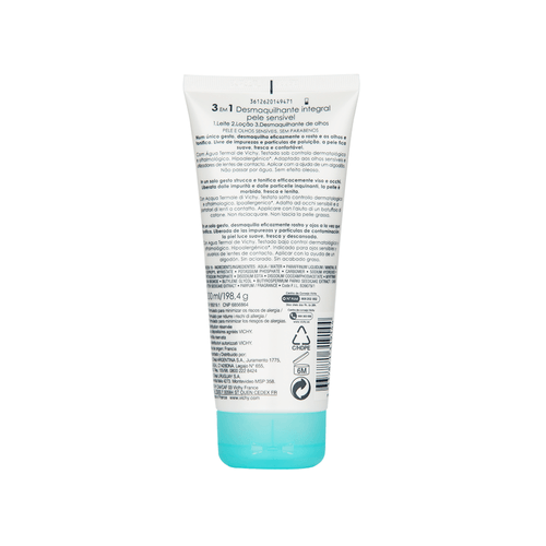 Pureté Thermale Desmaquillante 3 en 1 Vichy x 200 ml