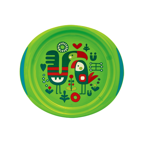 Set de Platos Verde +12 meses x 2 unid