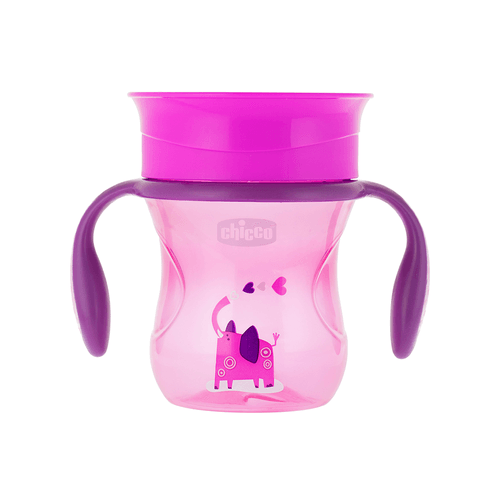 Vaso Perfect Cup 12 meses + Rosa x 200 ml