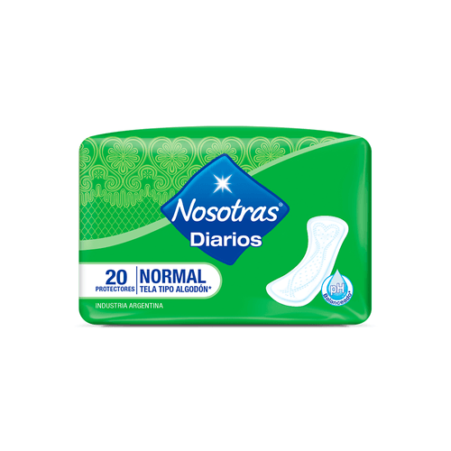 Protectores Diarios Normal x 20 unid