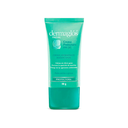 Crema Protectora FPS 30 Piel Mixta a Grasa Dermaglós x 50 g