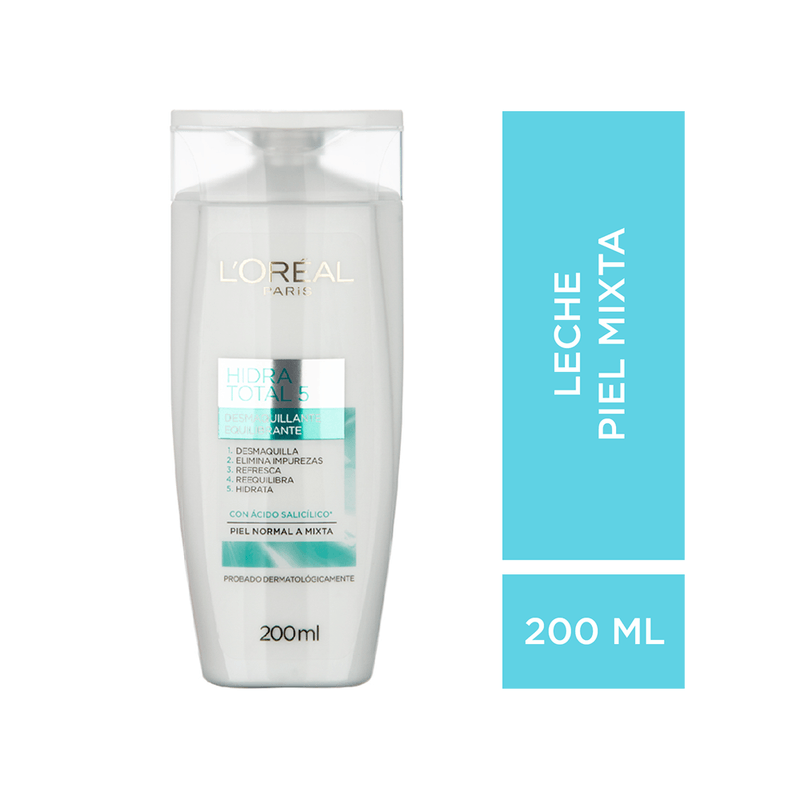 2096617_Loreal-Paris-Leche-limpieza-piel-mixta-L-Oreal-Paris-Hidra-total-5-x-200-ml-7509552900163