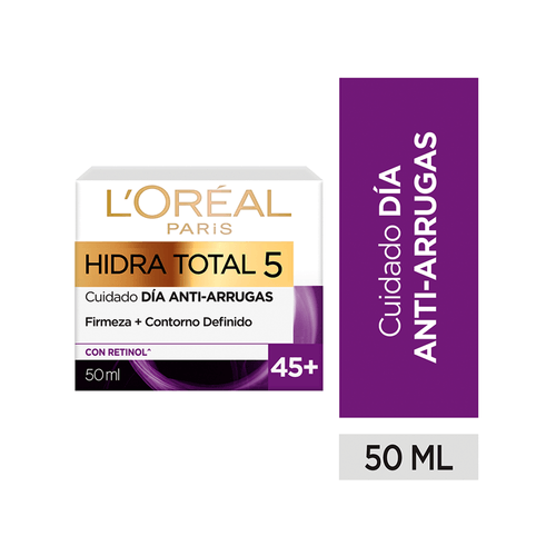 Crema experto antiarrugas +45 L´Oréal Paris Hidra total 5 x 50 ml