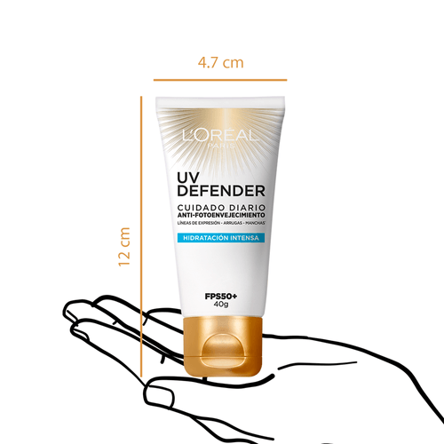 Crema Hidratacion Intensa fps50 L'Oréal Paris Uv Defender x 40g