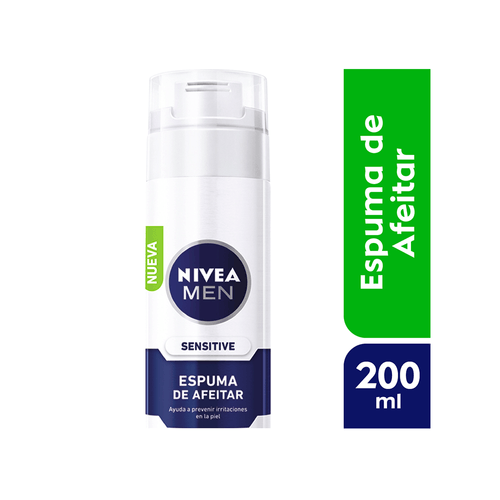 Espuma de afeitar Nivea Men Sensitive x 200 ml