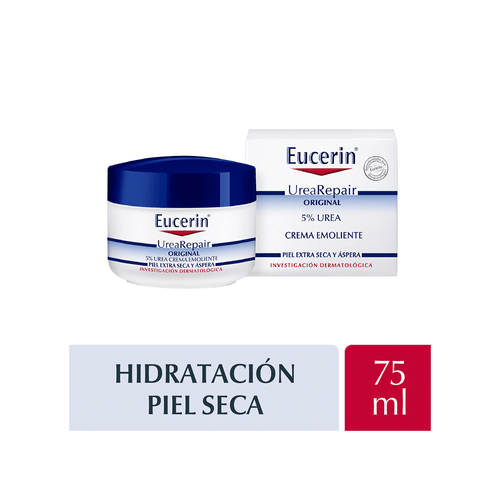 Crema Facial Emoliente Intensiva Eucerin UreaRepair Plus 5% Piel seca x 75 ml