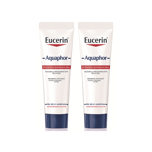 Pomada Corporal Reparadora Piel Seca Eucerin Aquaphor 2 x 10 ml