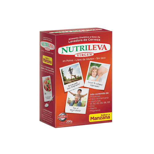 Levadura Virgen Sabor Manzana Polvo x 200 gr