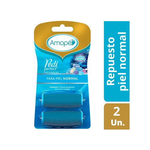 Repuesto Exfoliador Electrónico para Pies Piel Normal x 2