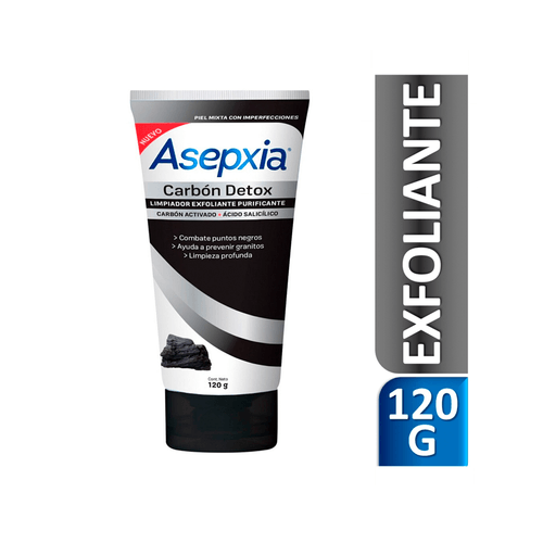 Limpiador Exfoliante Carbón Detox x 120 gr