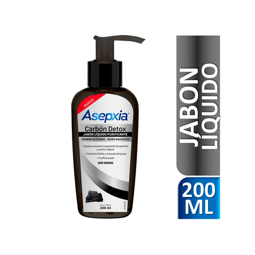Jabón Líquido Carbón Detox x 200 ml