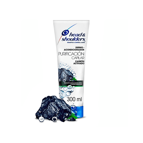 Dermo Acondicionador Head &amp; Shoulders Carbón Activado x 300 ml