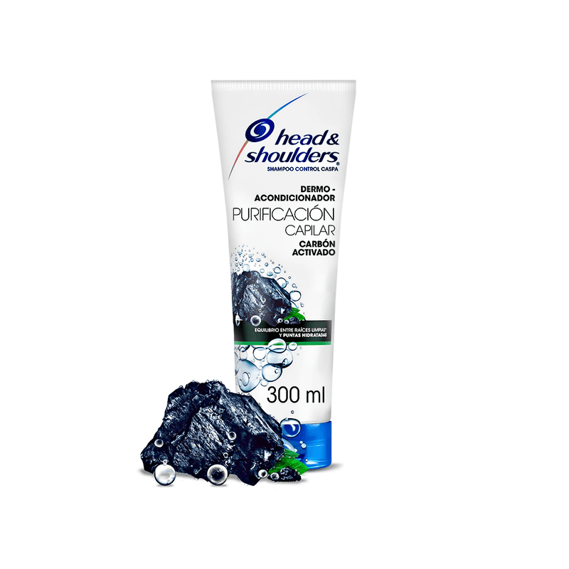 2117593_Head---Shoulders-Dermo-Acondicionador-Purificacion-Capilar-Carbon-Activado-x-300-ml_img1