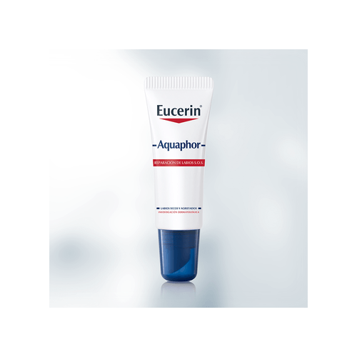 Aquaphor Reparador de Labios Eucerin S.O.S  x 10 ml