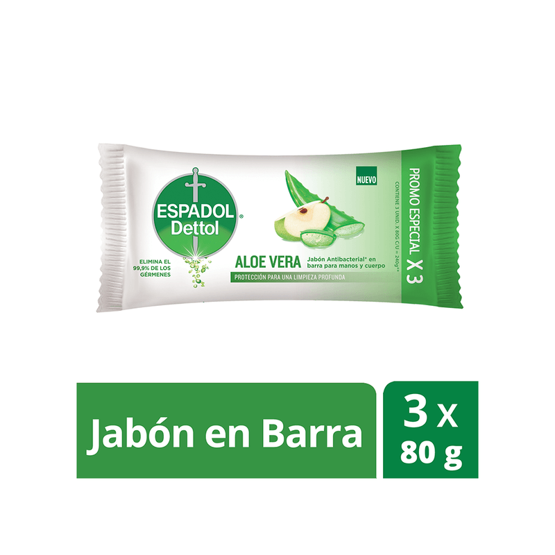 2119190_Espadol-Dettol-Jabon-Antibacterial-Espadol-Aloe-Vera-3-unidades-x-80-gr_img1