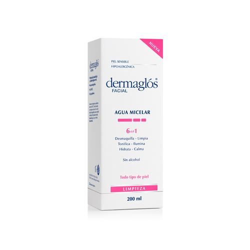 locion Agua Micelar Dermaglos x 200 ml