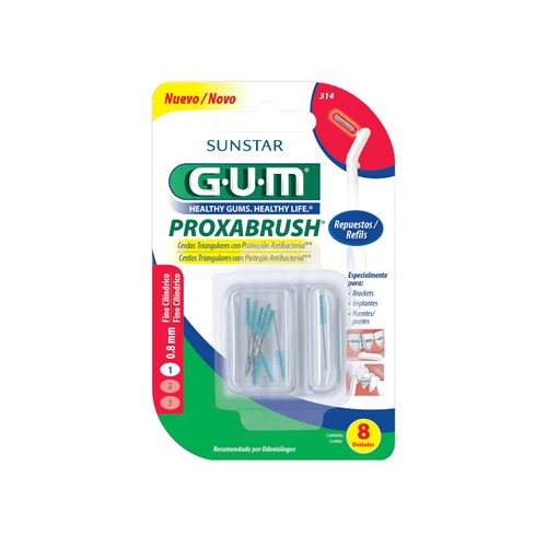 Repuestos Gum Cepillos Interdentales 314 x 8 unid