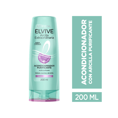 Acondicionador Arcilla Purificante Elvive L´Oréal Paris x 200 ml